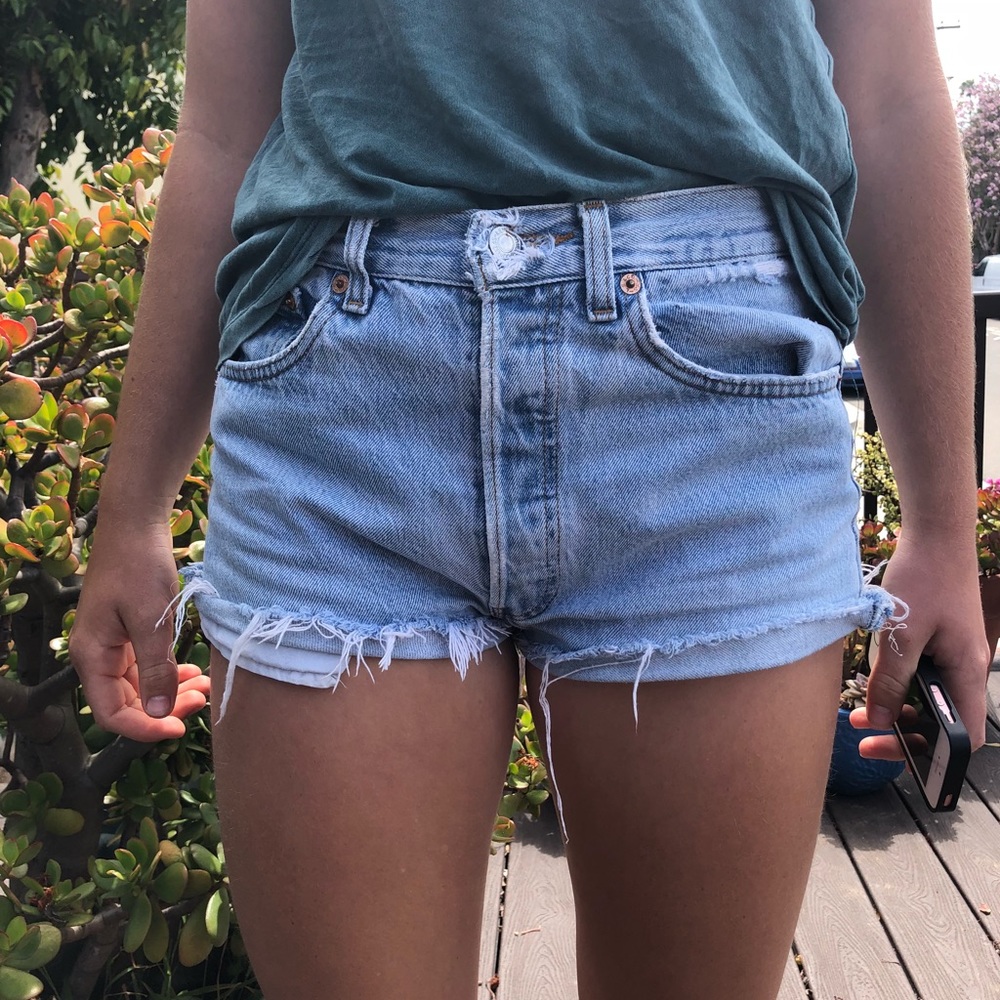 Vintage distressed Levi shorts